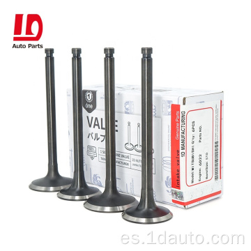 Válvula de escape de admisión del motor ME051064 para Mitsubishi 6d22